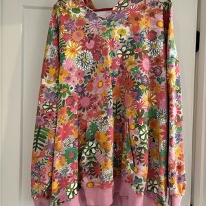 Beautiful Natural Life Floral Multicolor Hoodie